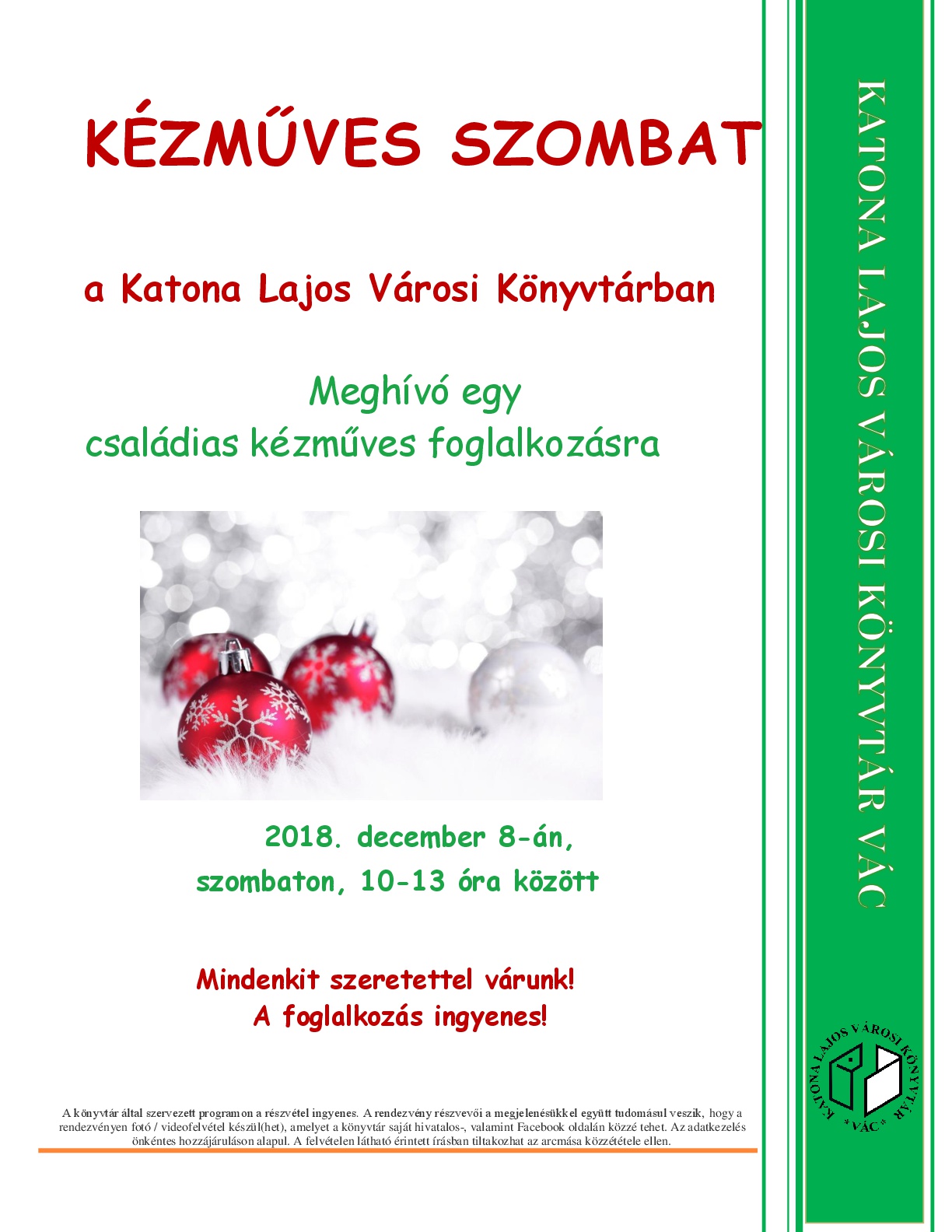 Kézműves szombat